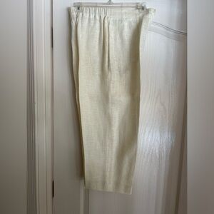 Linen capris